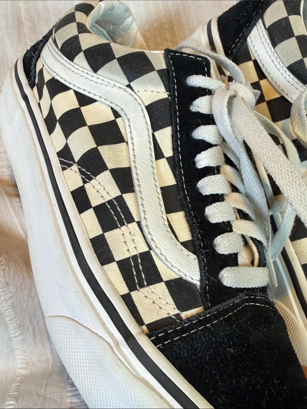 Vans Knu Skool Checkerboard Skate Shoes Sneakers Men’s 6.5 Women’s 8 Unisex
